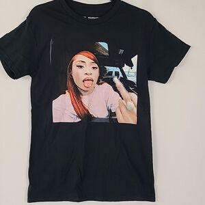 Ice Spice Rap Tee Black Spice Sz S NWOT